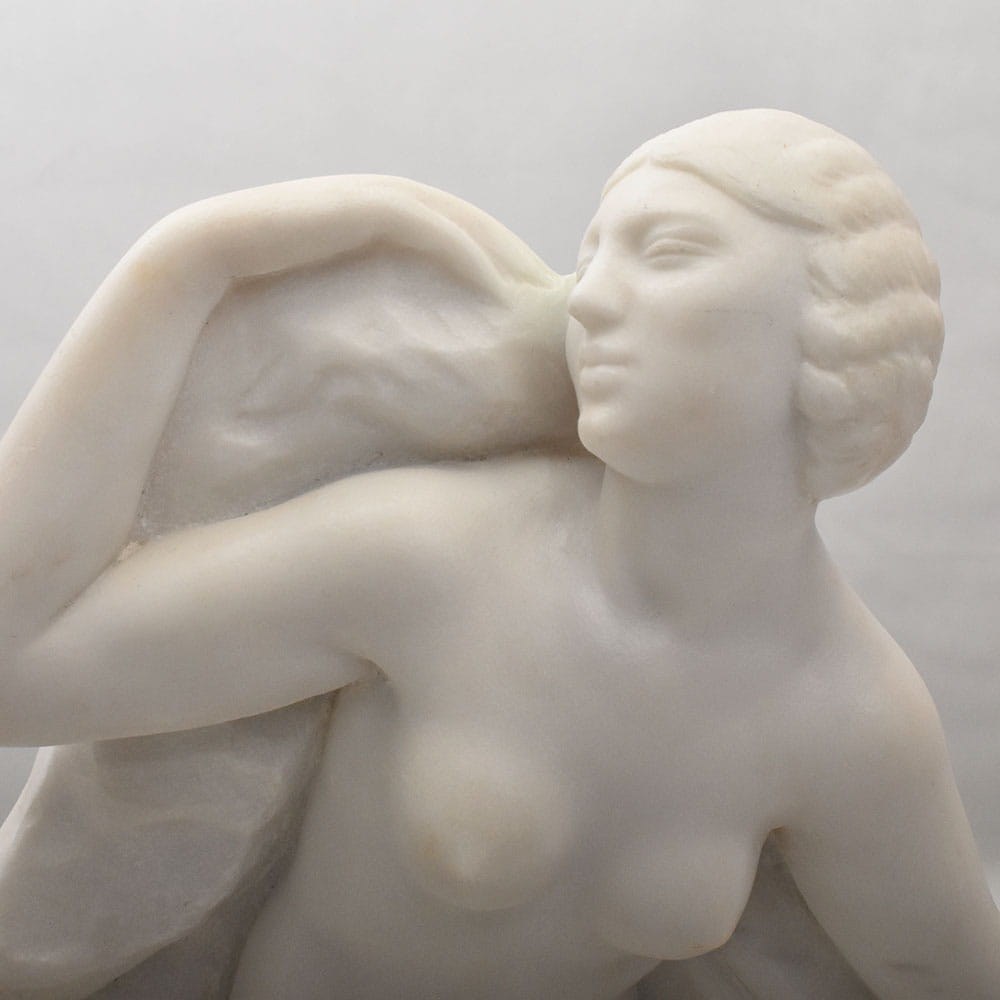 STMA109 4a antique sculpture marble statues bust woman figurines